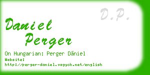 daniel perger business card