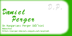 daniel perger business card